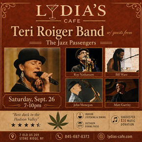 Image: Teri Roiger w/ Jazz Passengers guests