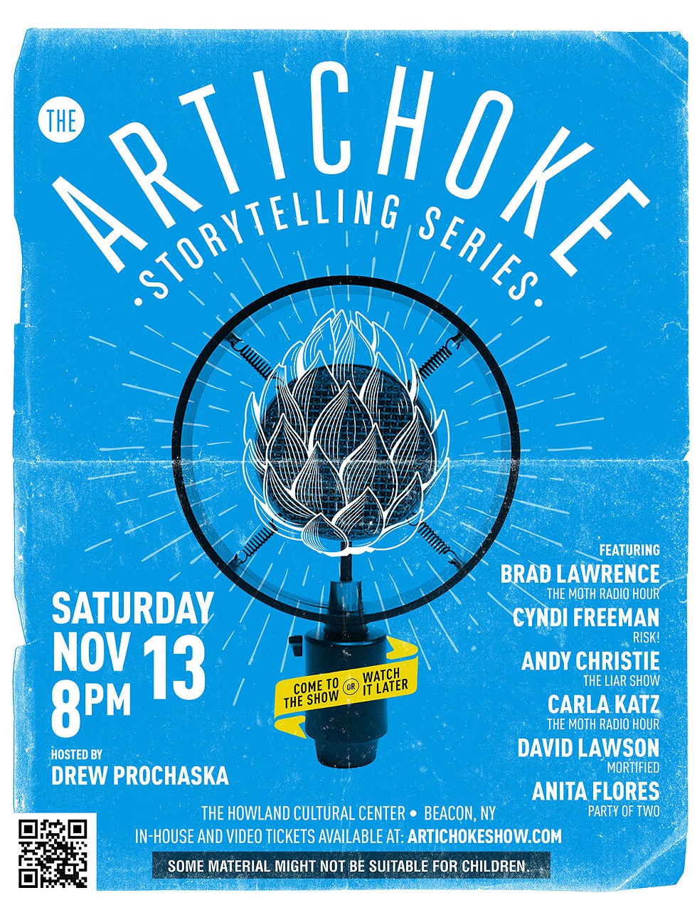 The Artichoke Storytelling Series Live at The Howland!