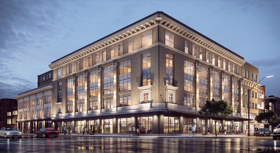 The former Luckey Platt department store, which is slated to be transformed into luxury apartments.