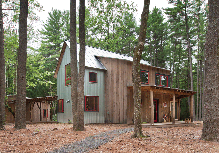 A Chic Cabin Amid the Conifers