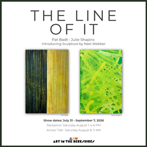 Image: THE LINE OF IT | Art Show Closing Day at Art in the Berkshires Gallery