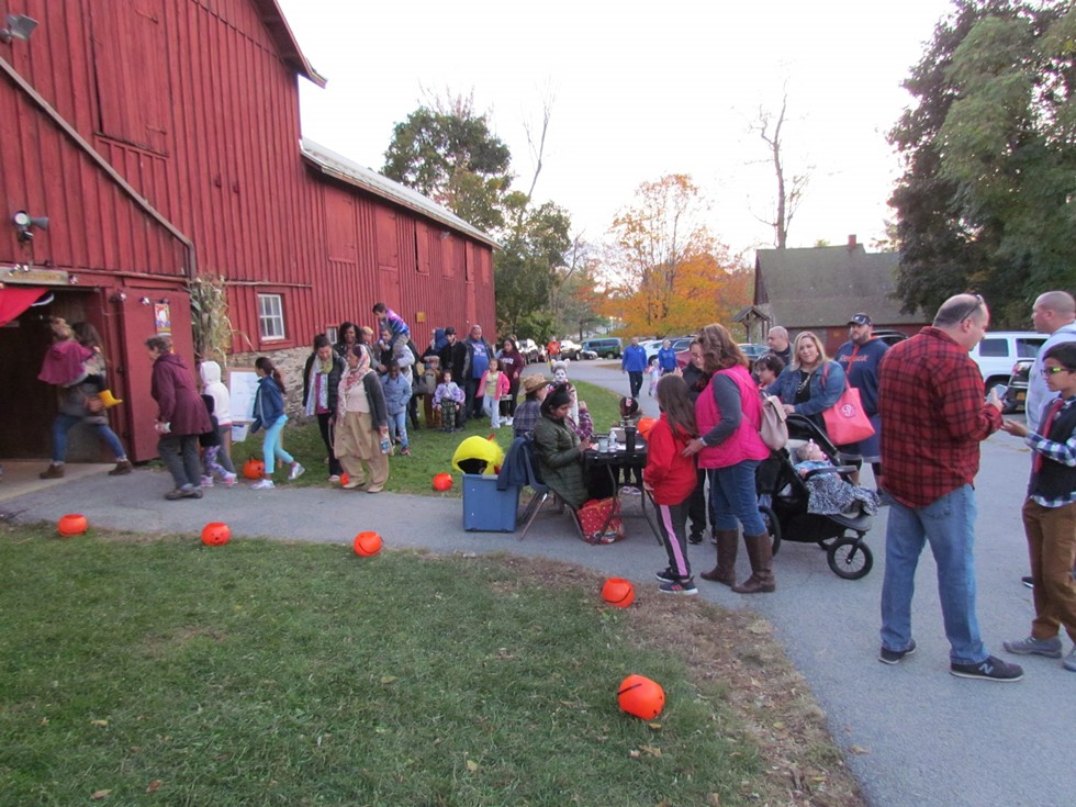 Farm animals, suprises, and spooky thrills await on the Spooky Barn Tour
