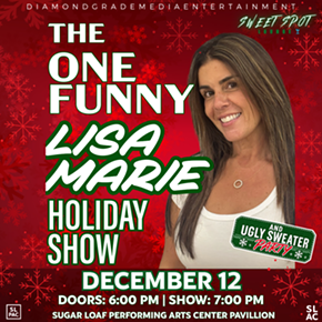 Image: The One Funny Lisa Marie Holiday Show And Ugly Sweater Party