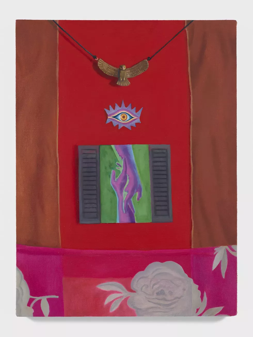 Clarity Haynes, Altar for Tee Corinne, 2019, 18 x 24 inches, oil on linen