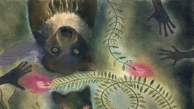 Image: "THE THREE HANDS &mdash; ANIMAL SOUL" Jan Harrison, A Solo Exhibition of Recent and Earlier Painting, Sculpture, and Installation