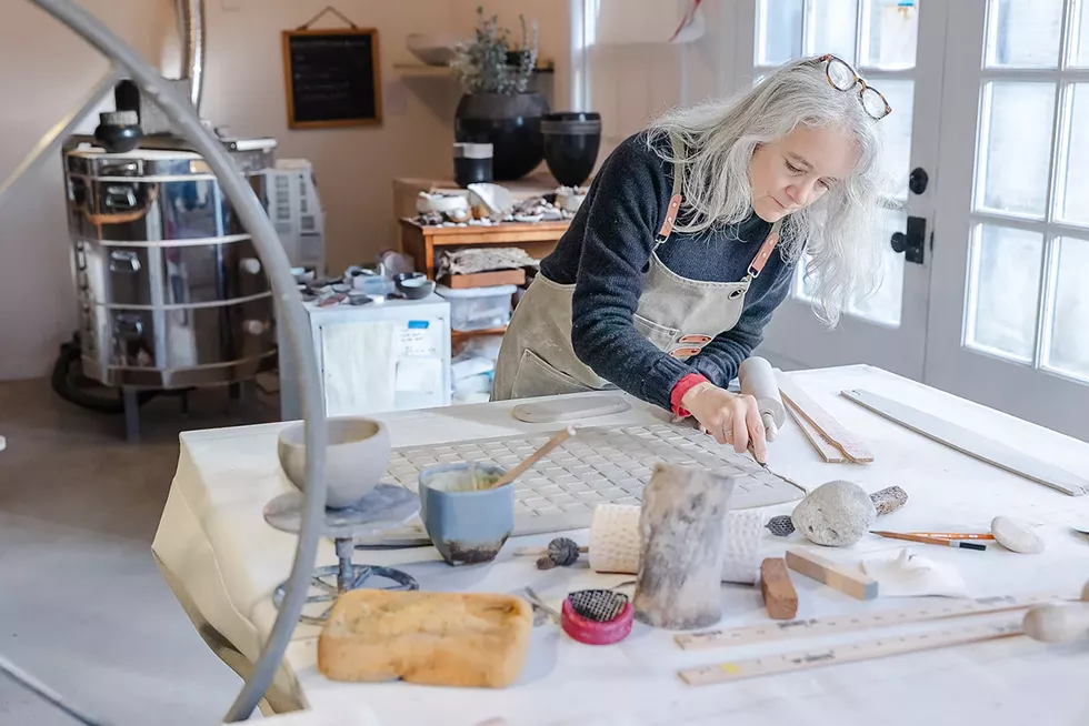Paula Shalan in her studio