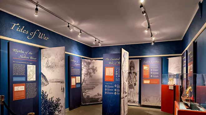 Image: Tides of War Exhibit - Hudson River Maritime Museum
