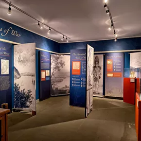 Image: Tides of War Exhibit - Hudson River Maritime Museum