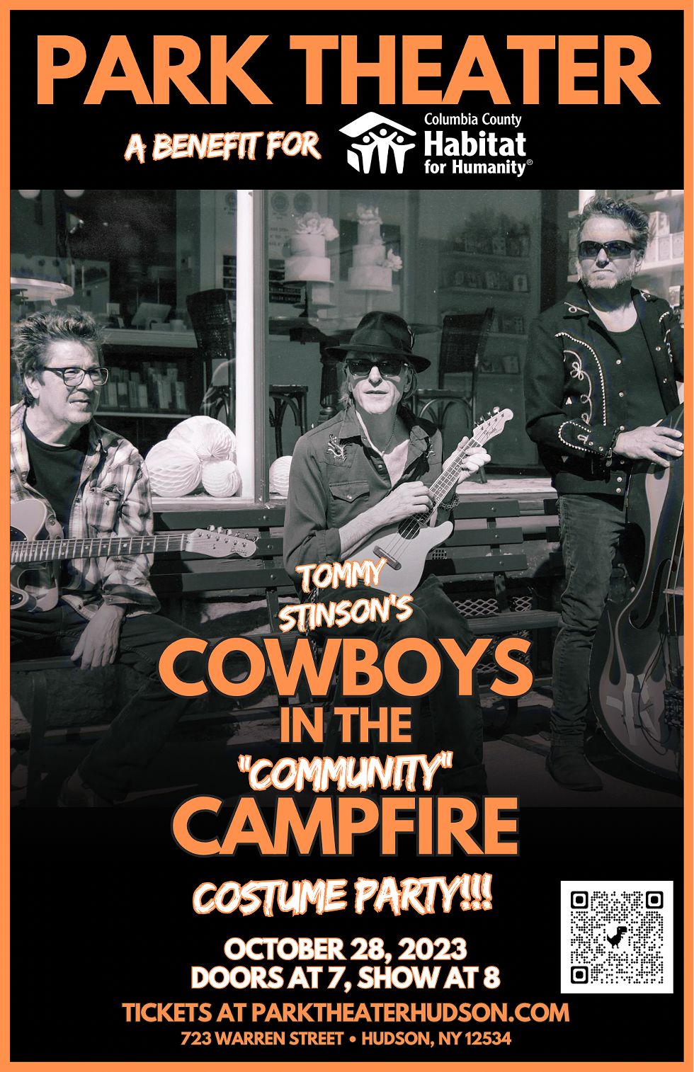 COWBOYS IN THE CAMPFIRE: Chip Roberts, Tommy Stinson, Chops LaConte