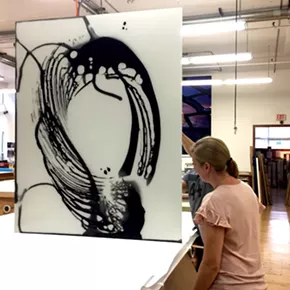 Image: Tooker Gallery is thrilled to present Negative / Positive, a captivating new solo exhibition by artist Cynthia Karalla,