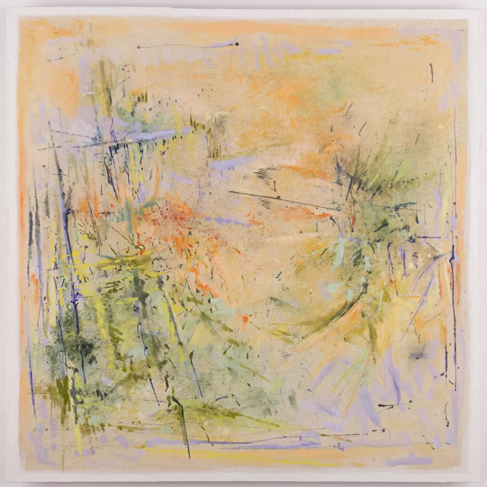 Afternoon Walk #2 Mixed Media 24 x 24