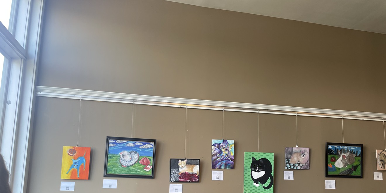 High Schoolers Auction Art at Bank Square Coffeehouse to Raise Funds for DCSPCA