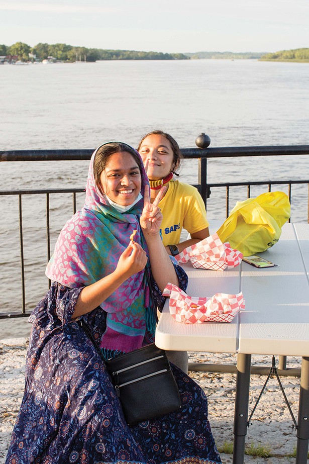 On the Cover: Photograph of Abida Begum and Noshin Tasnim on the Hudson waterfront by Angelina Dreem | September 2020