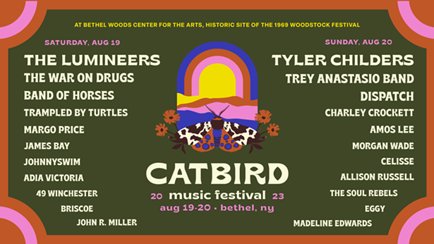 The Inaugural Catbird Music Festival Comes to Bethel Wodos August 19-20