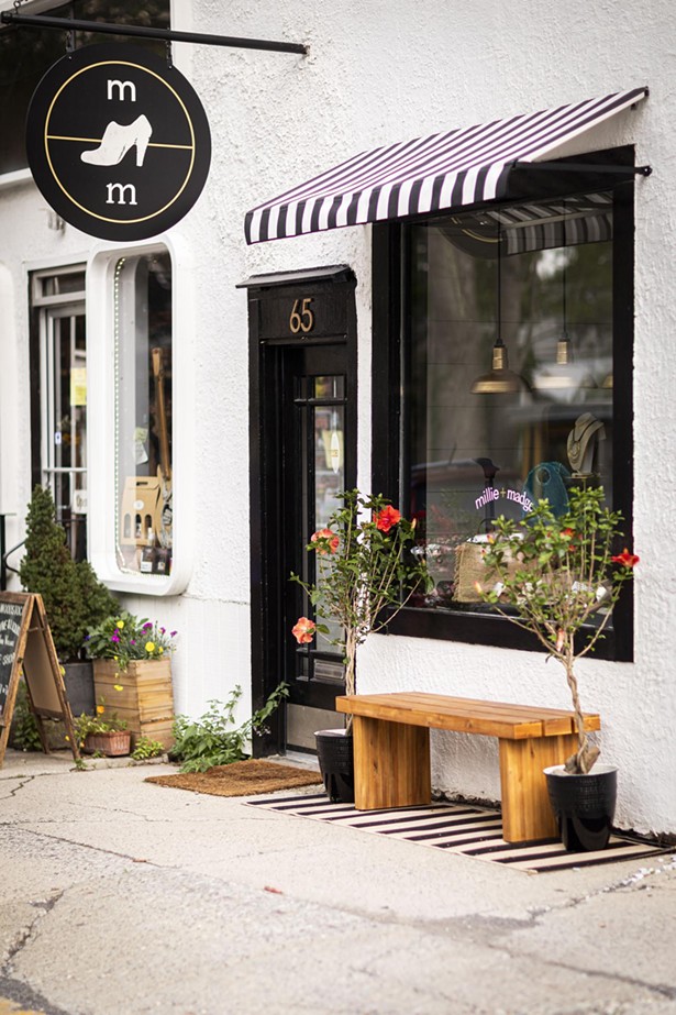 Millie + Madge Brings Contemporary, Upscale Women's Shoes to Woodstock