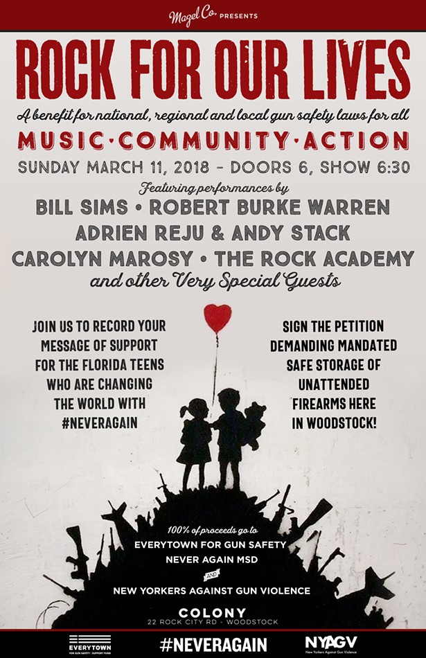 ROCK FOR OUR LIVES! Benefit Concert in Woodstock