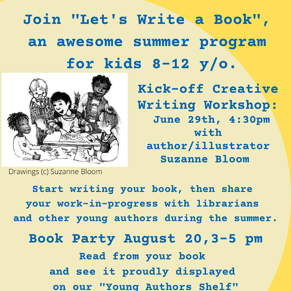 Let's Write a Book creative writing workshop