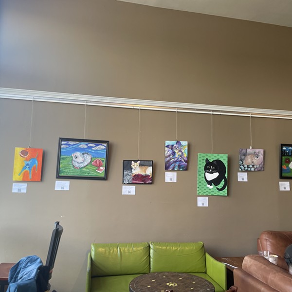 High Schoolers Auction Art at Bank Square Coffeehouse to Raise Funds for DCSPCA