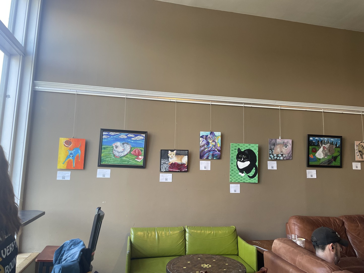 Excessive Schoolers Public sale Artwork at Financial institution Sq. Coffeehouse to Elevate Funds for DCSPCA