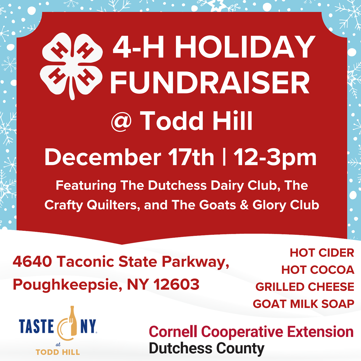 4-H Holiday Fundraiser at Todd Hill - Vimarsana News