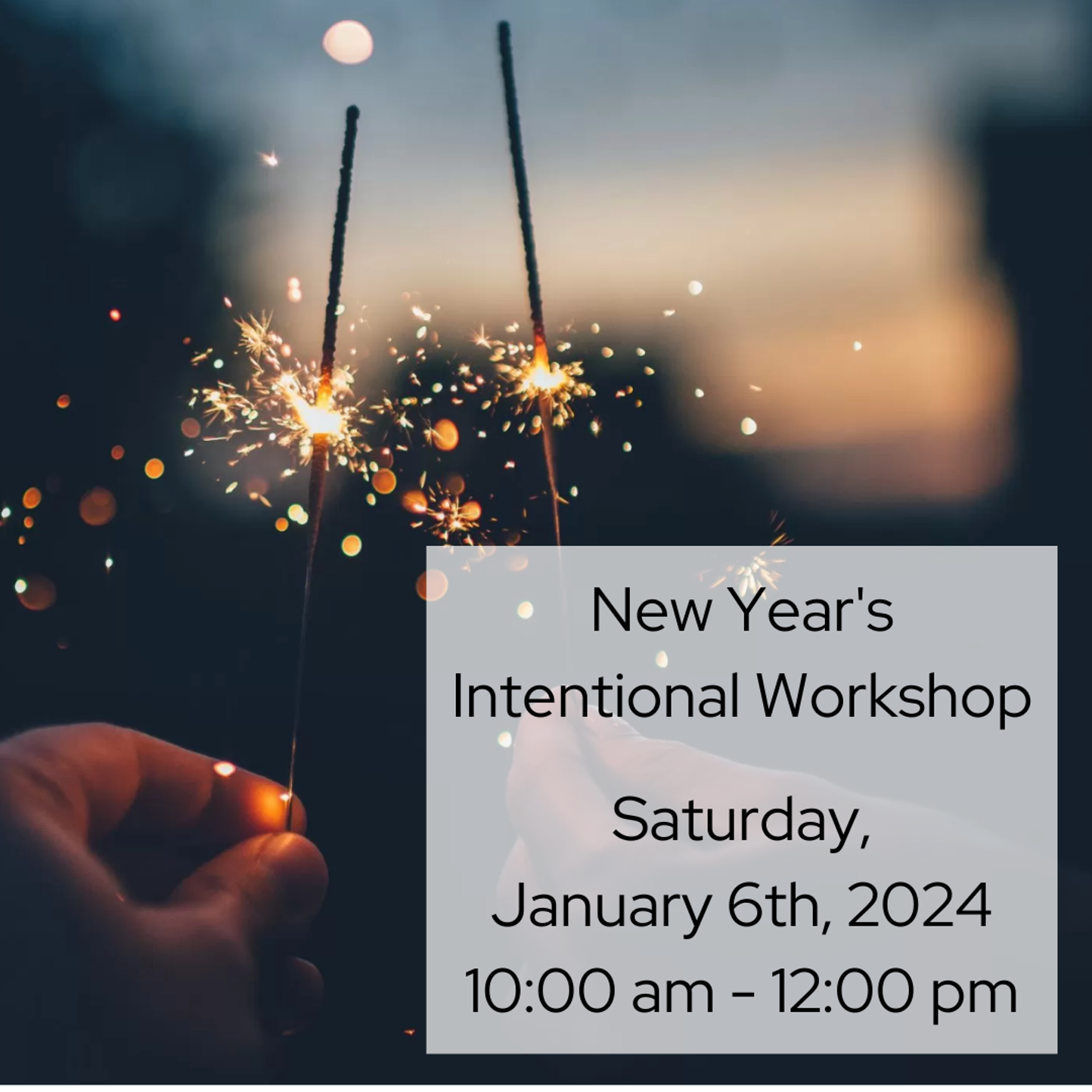 New Year's Intentional Workshop - Vimarsana News