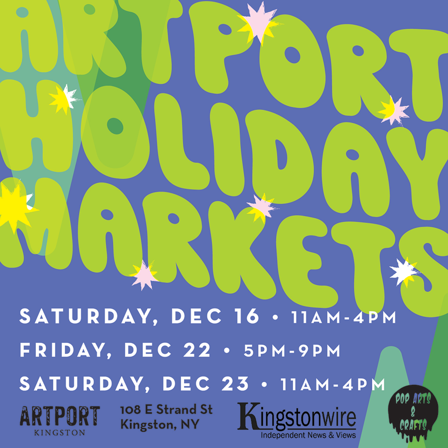ArtPort Holiday NIGHT Market with Pop Arts & Crafts: One-of-a-Kind Gifts, Drinks, Bites & Dancing! - Vimarsana News