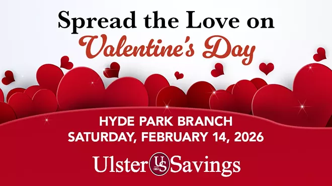 Image: Ulster Savings Bank&rsquo;s Hyde Park Branch Celebrates Valentine&rsquo;s Day with Heart