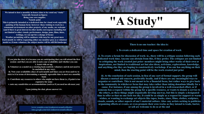 Image: Unknown sound shows and studies