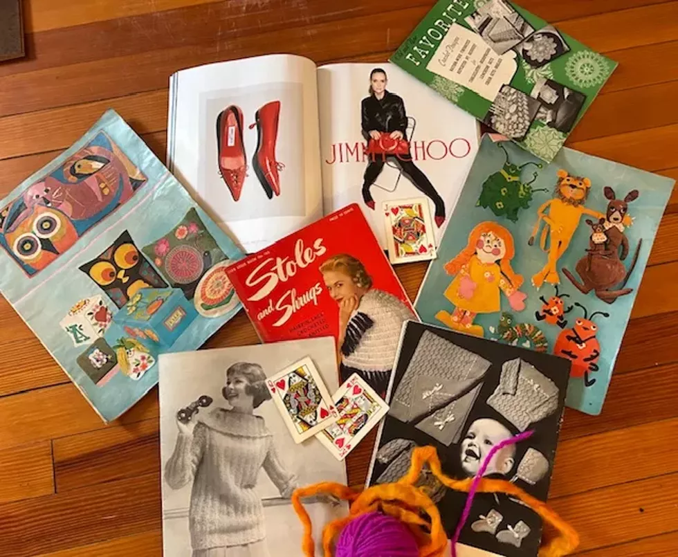 Valentine's collage card crafts