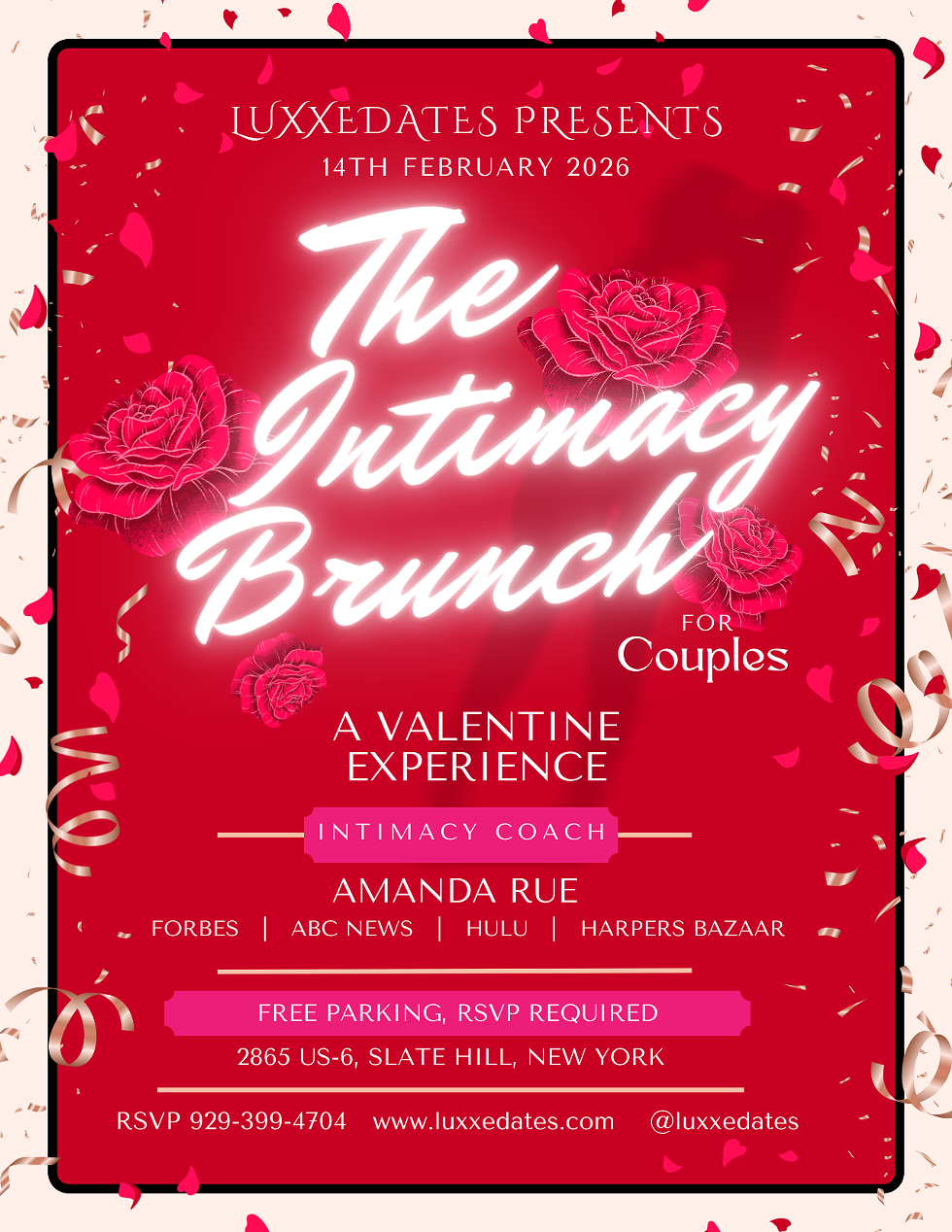 Valentines Day Intimacy Brunch for Couples