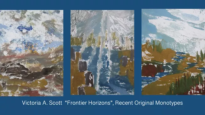 Image: Victoria A. Scott "Frontier Horizons" Recent Original Monotypes