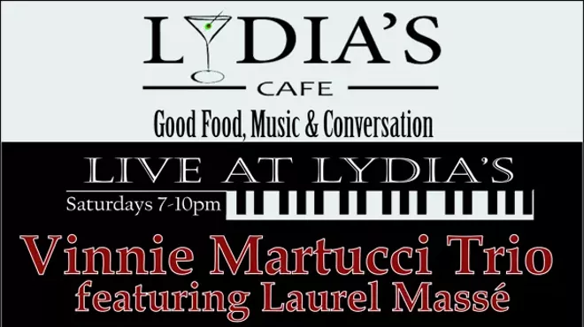 Image: Vinnie Martucci Trio featuring vocalist Laurel Mass&eacute;