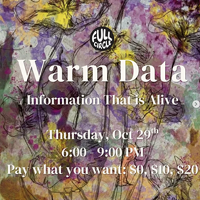 Image: Warm Data Lab - An evening of conversation and storytelling
