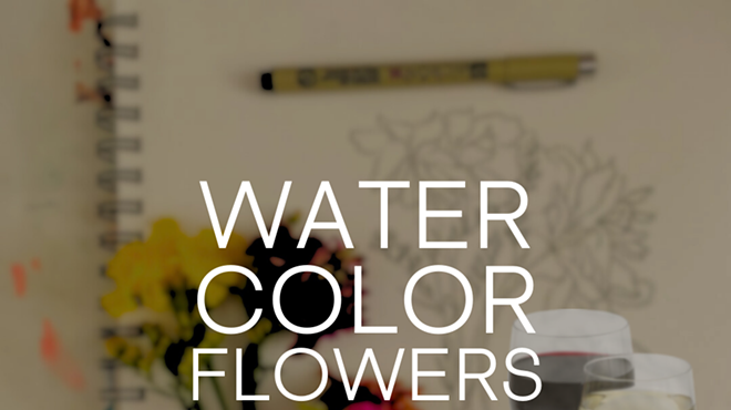 Watercolor Flowers with Natalie Boburka