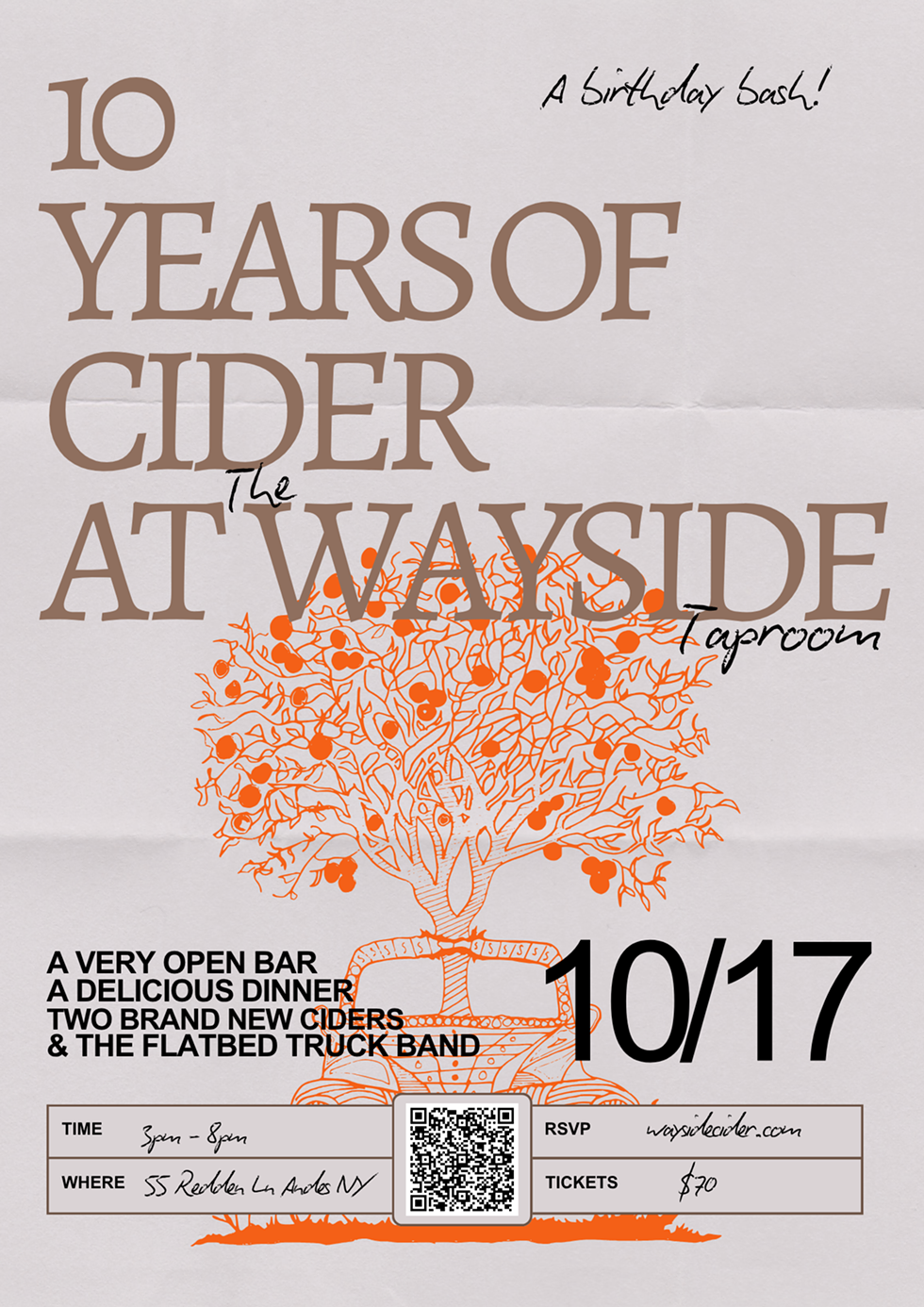 10 Years of Wayside Cider Bday Bash