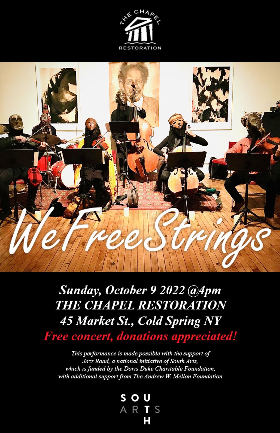 WeFreeStrings combine free jazz the music of African American string bands and classical avant garde