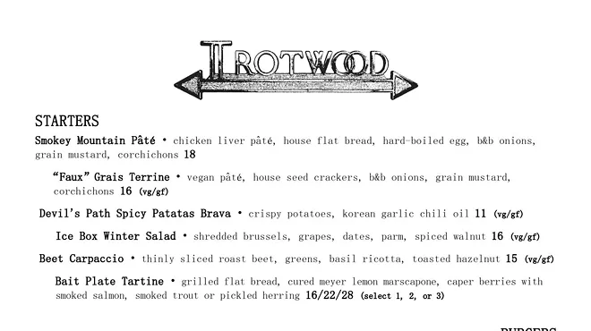Image: Welcome Chef Michelle Williams | Trotwood Winter Menu Opening