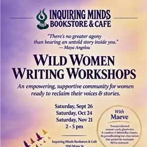 Image: Wild Women Community Writing Workshops at Inquiring Minds