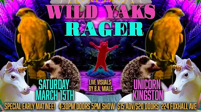 Image: Wild Yaks & Rager with visuals by BA - Early Show!
