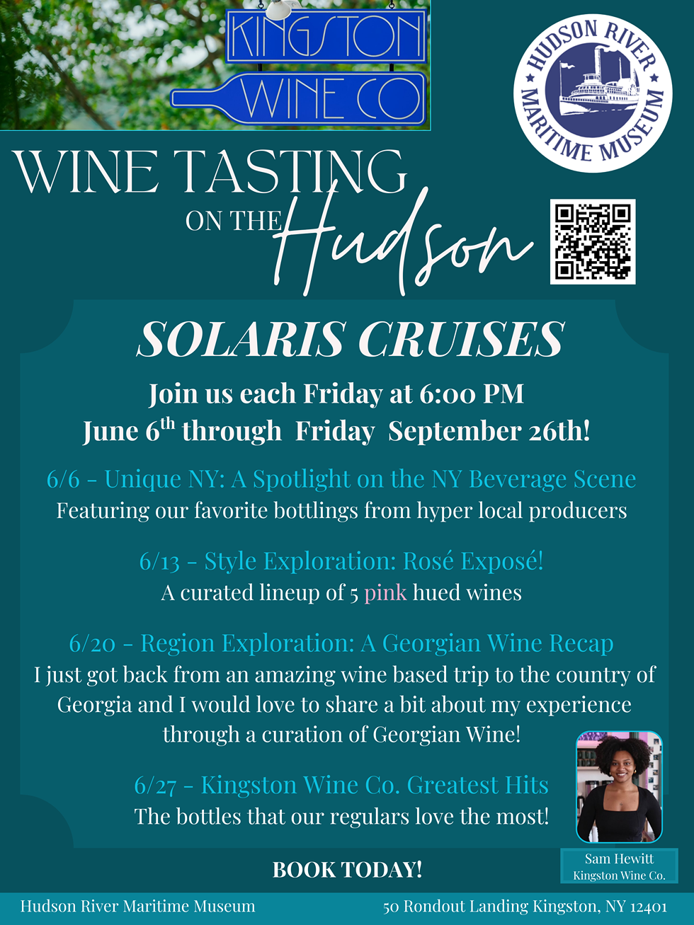 Wine Tasting on the Hudson, Solaris Boat Tours