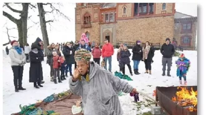Image: WINTER SOLSTICE CELEBRATION AT OLANA &ndash; WINTER AROUND THE WORLD!