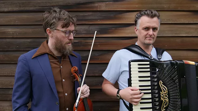 Image: Wolftones: Performing in The Cellar at the Center.