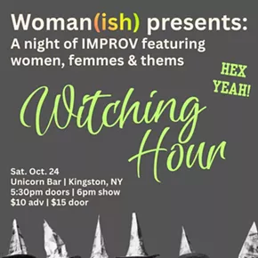 Image: Woman(ish) presents: A night of IMPROV featuring women, femmes & thems