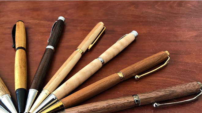 Image: Wooden Pen Turning Class