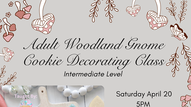 Image: Woodland Gnome Cookie Decorating Class