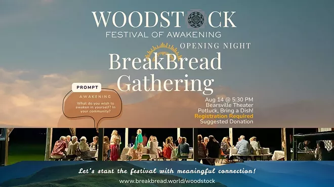 Image: Woodstock Awakening Festival BreakBread Community Potluck