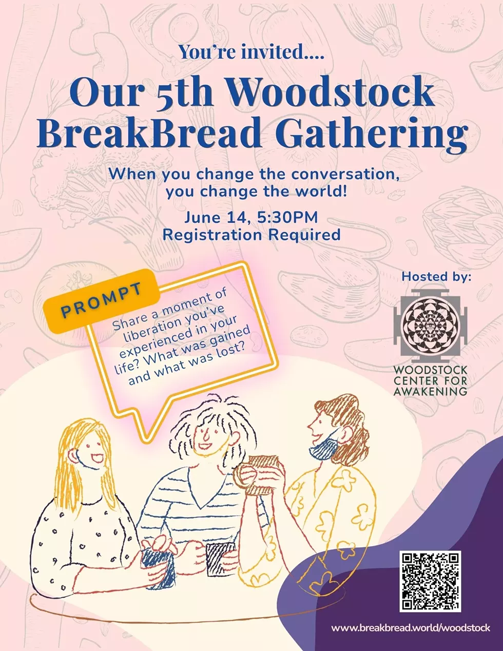Join us for a BreakBread community conversation about &ldquo;liberation&rdquo; with neighbors, friends, and family.