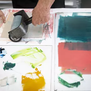 Image: Woodstock Monoprint Invitational Exhibition and Auction