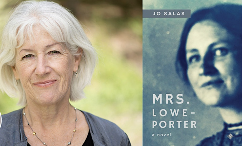 Author Jo Salas and her new book, Mrs. Lowe-Porter