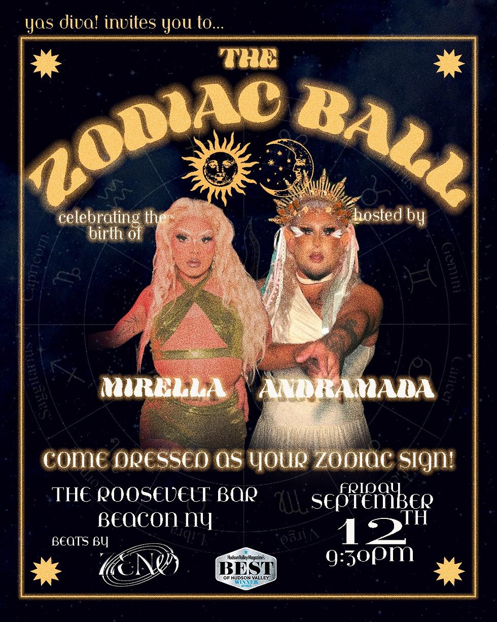 The Zodiac Ball flyer